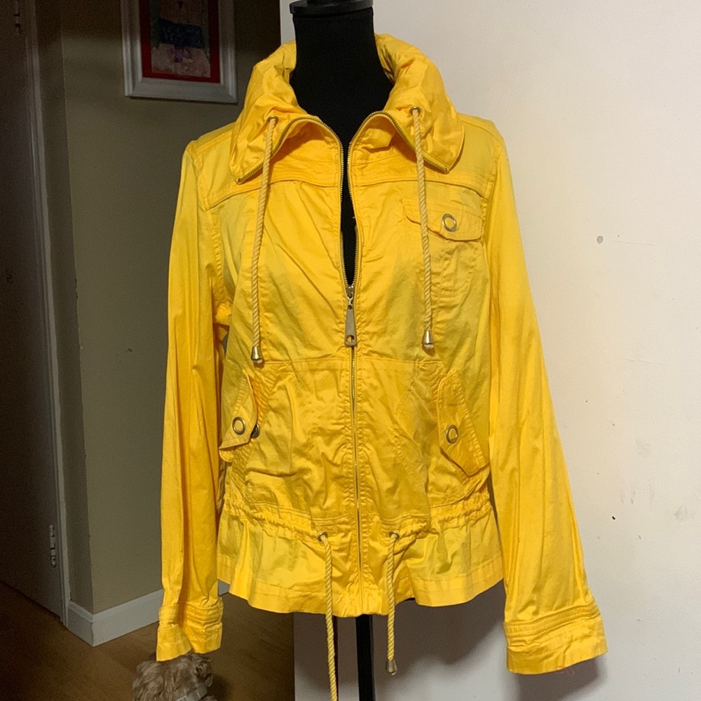 AMI misses light weight jacket yellow size L